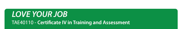 Cert IV TAE Cert IV TAE